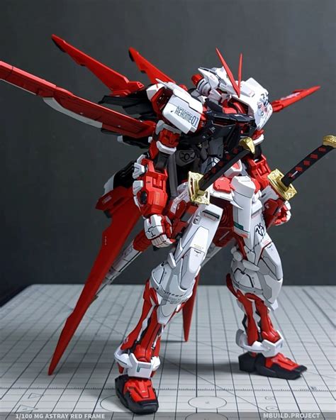 Myniatures On Instagram Custom Repaint Gundam Mg Astray Red Frame