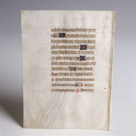 Illuminated Psalter With Psalm Medieval Antiquities Antiquities