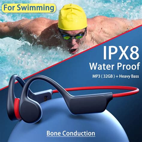 Condu O Ssea Fones De Ouvido Bluetooth Wireless Ipx Waterproof Mp