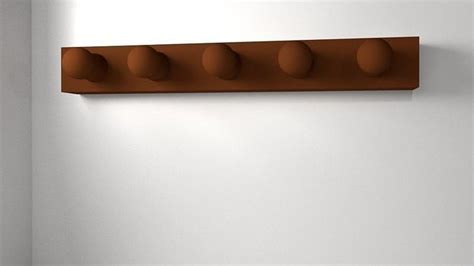 Wall Hook Rack 3d Model Cgtrader