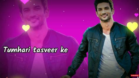 Tumhari Tasveer Ke Sahaare Status Video 😢 Sushant Singh Rajput Special