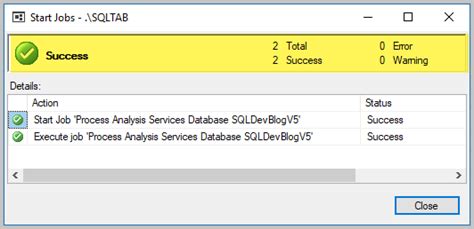 Automating The Tabular Model Processing Of Analysis Services Ssas