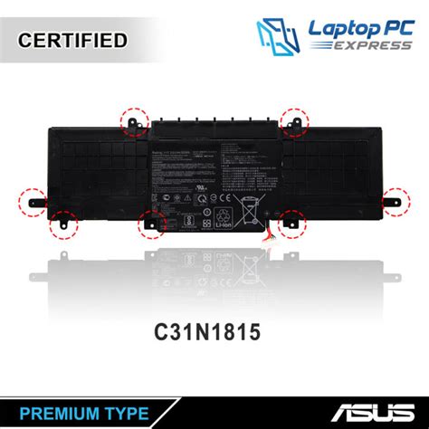 Asus C N Laptop Battery Compatible With Asus Zenbook Ux F