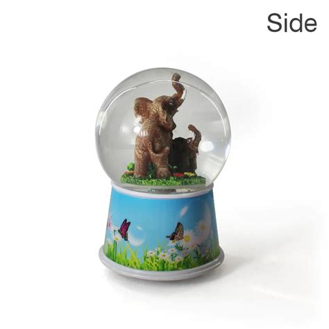 Custom Music Elephant Rotate Snow Globe Souvenir - Buy Elephant Snow Globe,Rotate Snow Globe ...