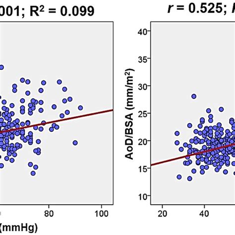 Scatter Plots Showing The Associations Of Aodbsa With Bpp And App Aod