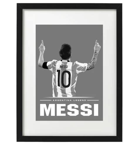 LIONEL MESSI ARGENTINA World Cup Final Poster Photo Print Messi