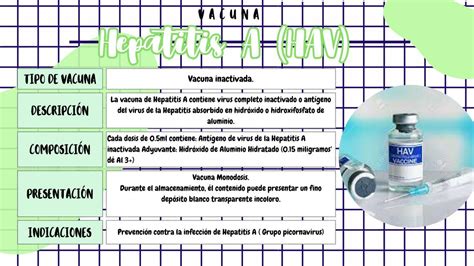 Hepatitis A Ficha De Vacunaci N Heydi Mayli Rm Udocz