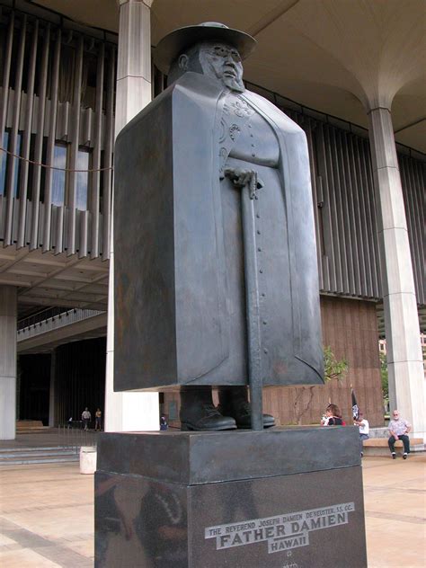 Father Damien Statue, Hawaii State Capitol