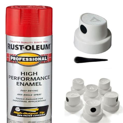 5 Spray Nozzles For Rust Oleum Profesional High Performance Enamel