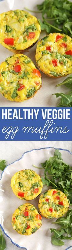 Healthy Breakfast Egg Muffins Full Of Delicious Veggies That Are Super