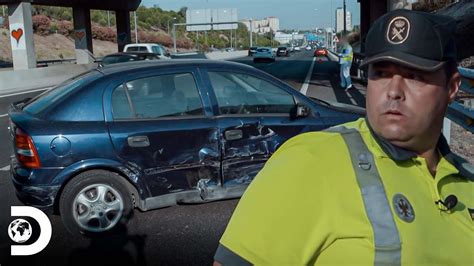 Motorista Provoca Acidente M Ltiplo E Foge Opera O Estrada Espanha