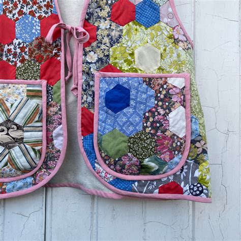 Hand Pieced Recycled Patchwork Quilt Vest Waistcoat A Circular Story