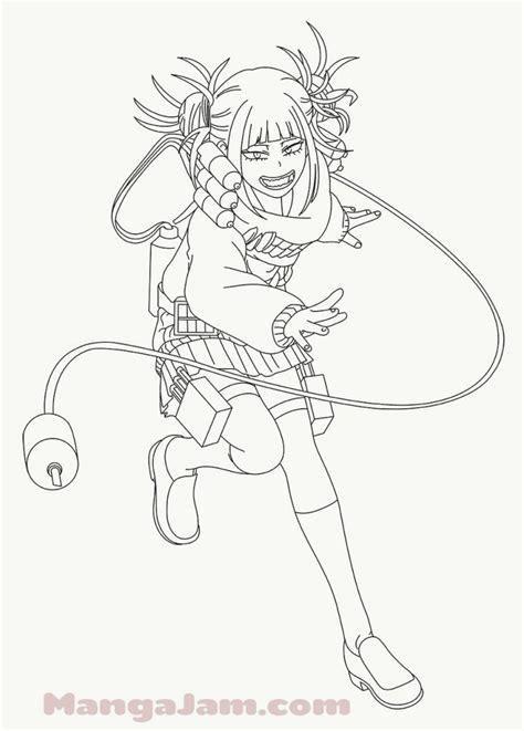 How To Draw Himiko Toga 1 From Boku No Hero Academia