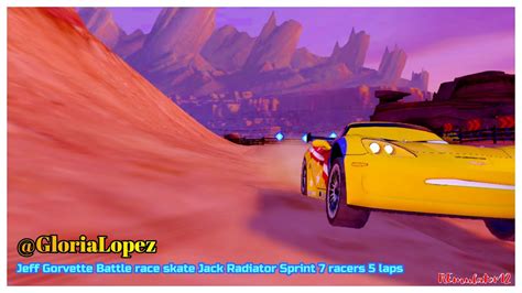 Cars 2 The Video Game Jeff Gorvette Battle Race Skate Jack 7