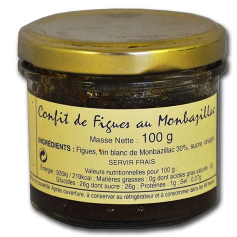 Confit De Figues Au Monbazillac Pour Accompagner Votre Foie Gras Pot