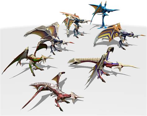 Panzer Dragoon Legacy - Panzer Dragoon Saga Dragon Renders