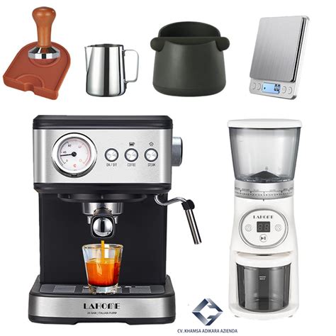 Lahome Mesin Espresso Mini Alat Donlim Otomatis Coffee Maker Siplah