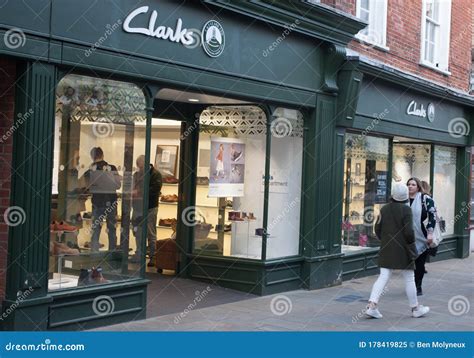 The Shoe Shop Clarks In Winchester UK Editorial Image Image Of