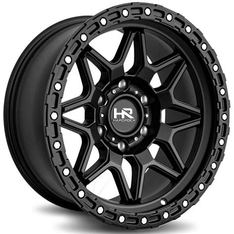 X Hardrock Offroad H Devastator Gloss Black Milled Rev Wheels