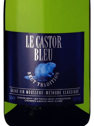 Domaine Bovy Le Castor Bleu Brut Tradition Vivino 日本