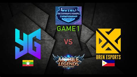 BREN ESPORTS Vs YANGON GALACTICOS MYTEL International Championship