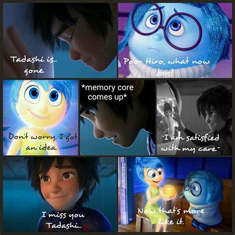 Joy And Sadness Remind Hiro Credit To Tanaya Toli My Big Hero 6