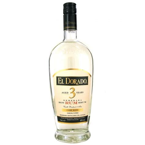 El Dorado 3 Year Old White Rum 40 70cl RMW