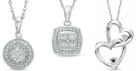 Zales Diamond Accent Pendant Necklaces Only $29.99 Shipped (Regularly ...