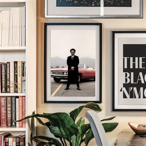 The Weeknd Posters The Weeknd Black And White Wall Art Music Poster Home Decor Photography