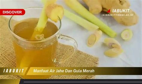 Temukan Manfaat Air Jahe Dan Gula Merah Yang Jarang Diketahui Dan