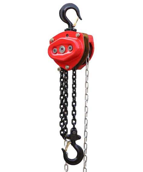 Durable Hardened Steel Manual Chain Block Hoist 8 Ton Sealed Roller