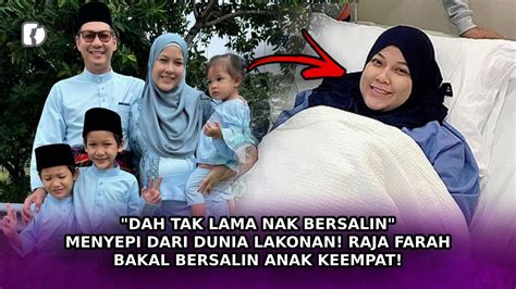 Dah Tak Lama Nak Bersalin Menyepi Dari Dunia Lakonan Raja Farah