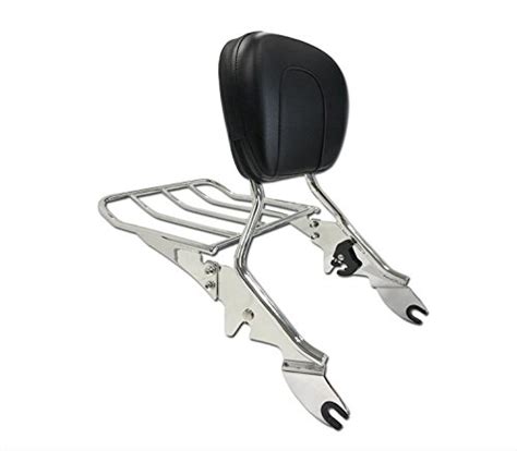 Buy Xkmt Chrome Detachable Backrest Sissy Bar With Luggage Rack