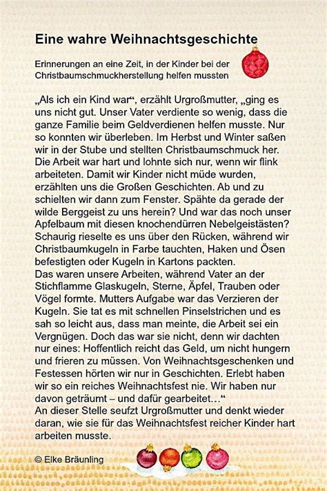 Eine wahre Weihnachtsgeschichte (mit Bildern) | Weihnachten geschichte