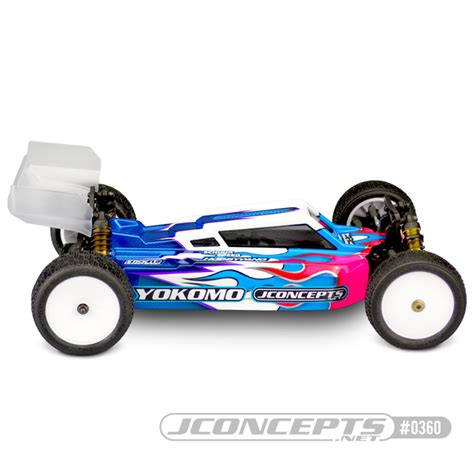 JConcepts F2 Clear Body For The Yokomo YZ4 SF RC Car Action