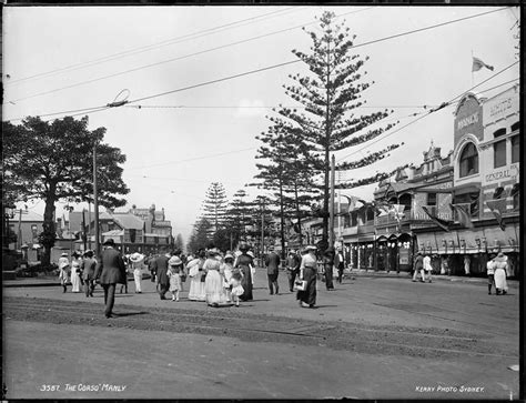 The Corso Manly In The Northern Beaches Region Of Sydney In The 1910s