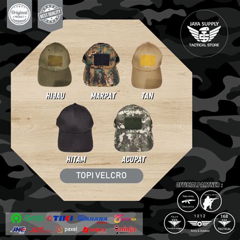 Jual Topi Velcro Army Tactical Outdoor Shopee Indonesia