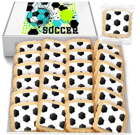 Soccer Cookies Individually Wrapped Decorated Party Favors Sugar Cookie