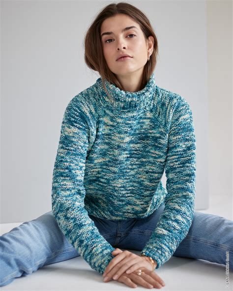 Strickset Raglanpullover Aus Cool Wool Hand Dyed Von Lana Grossa