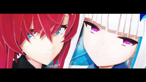 【リゼ・ヘルエスタ＆アンジュ・カトリーナ】 Glide 【にじさんじmmd】 固定 4k Youtube