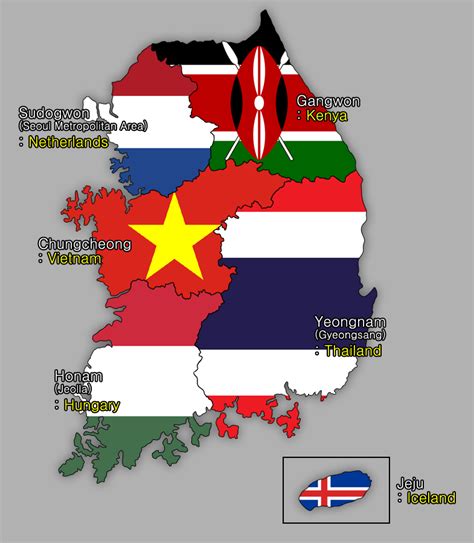 Gdp Of South Korean Regions Compared To Other Maps On The Web