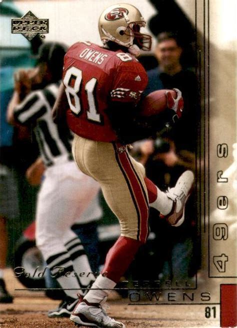 2000 Upper Deck Gold Reserve 148 Terrell Owens San Francisco 49ers EBay