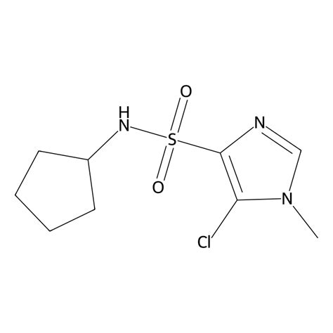 Buy Chloro N Cyclopentyl Methyl H Imidazole Sulfonamide