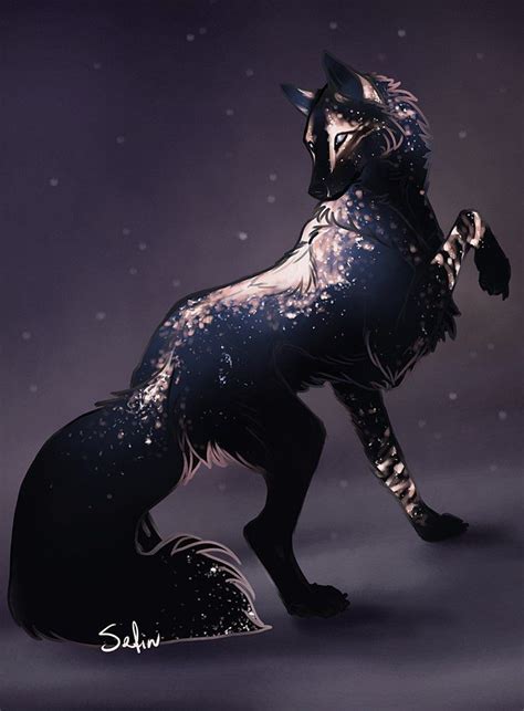 Mythical Galaxy Wolf With Wings - Anime Galaxy Wolf With Wings – Anime ...