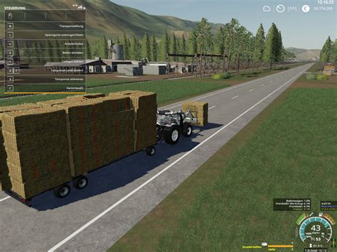 FS19 Fliegl DPW 180 Autoload v 1 4 bale transport Mod für Farming