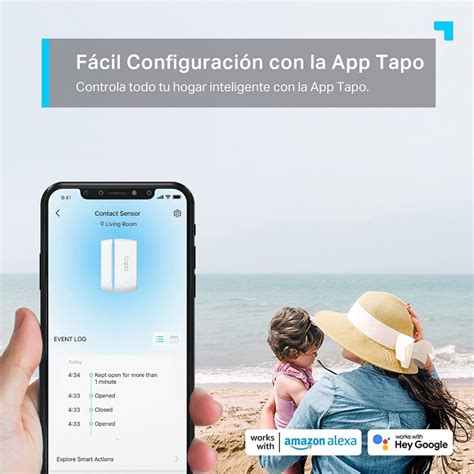 Sensor De Contacto Inteligente Tp Link Tapo T110 Hogar Comfy