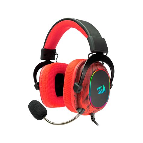 Headset Gamer Redragon Ryuji Id Rgb Infernal Dragon Vermelho