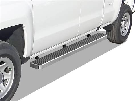 Aps Iboard Silver 6 Inches Running Boards Nerf Bars Side Steps Step Rails