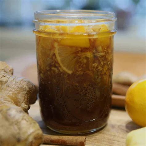 Ginger Lemon Honey Immune Booster Syrup