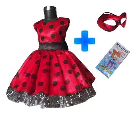 Disfraz Lady Catarina Superheroe Bug Vestido Cumplea Os Ni A Meses